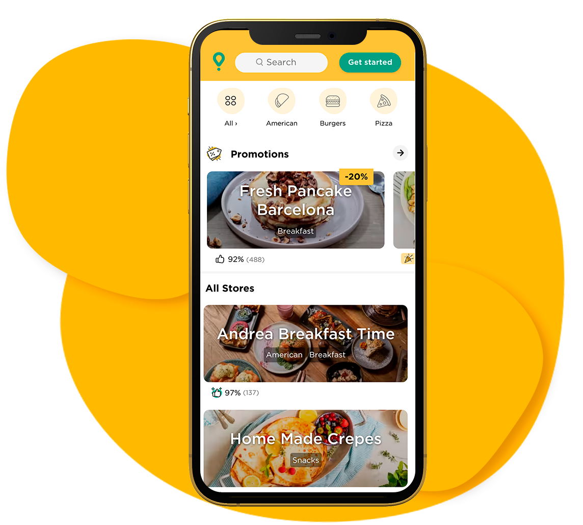 Screenshot of Glovo App